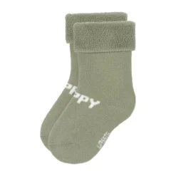 Lässig Terry Socks GOTS - 3-pack - Pear Light Khaki - Maat 15-18