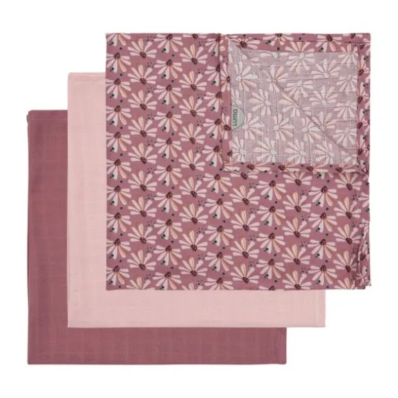 Luma Monddoek Hydrofiel Flowerfever 3-Pack