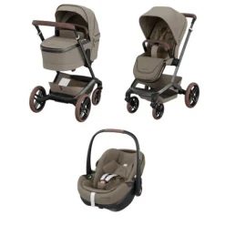 Maxi-Cosi Fame Kinderwagen 2-in-1 | Autostoel Pebble 360 Pro2 - Twillic Truffle