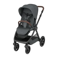 Maxi-Cosi Kinderwagen - Oxford Plus - Twillic Graphite (Dark Frame + Brown Leather)