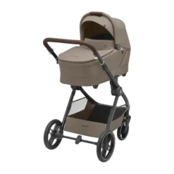 Maxi-Cosi Kinderwagen - Oxford Plus - Twillic Graphite (Dark Frame + Brown Leather)