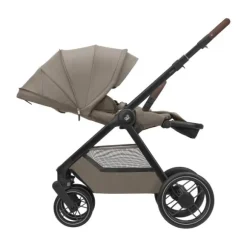 Maxi-Cosi Kinderwagen - Oxford Plus - Twillic Graphite (Dark Frame + Brown Leather)