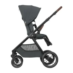 Maxi-Cosi Kinderwagen - Oxford Plus - Twillic Graphite (Dark Frame + Brown Leather)