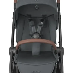 Maxi-Cosi Kinderwagen - Oxford Plus - Twillic Graphite (Dark Frame + Brown Leather)
