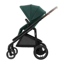 Maxi-Cosi Plaza+ Essential Green - Black Frame + Brown Leather