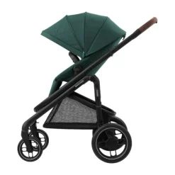 Maxi-Cosi Plaza+ Essential Green - Black Frame + Brown Leather