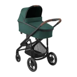 Maxi-Cosi Plaza+ Essential Green - Black Frame + Brown Leather