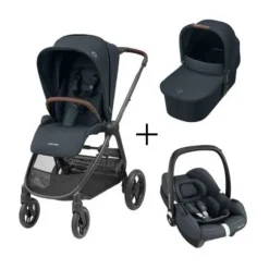Maxi-Cosi Street+ Trio Essential Graphite (Black Frame + Brown Leather)