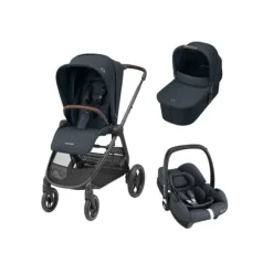 Maxi-Cosi Street+ Trio Essential Graphite (Black Frame + Brown Leather)