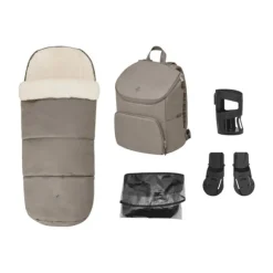 Maxi-Cosi Wandelwagen Oxford Essential Black Dark Frame + Black Leather