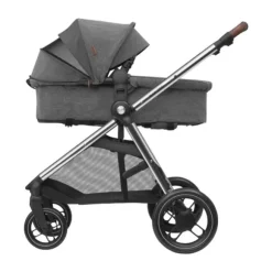 Maxi-Cosi Zelia3 Luxe Twillic Truffle (Black glossy frame & Black Leather)