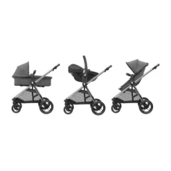 Maxi-Cosi Zelia3 Luxe Twillic Truffle (Black glossy frame & Black Leather)