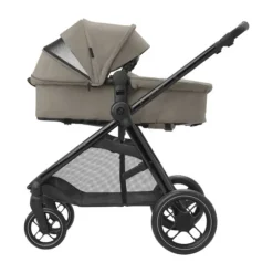 Maxi-Cosi Zelia3 Luxe Twillic Truffle (Black glossy frame & Black Leather)