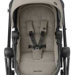 Maxi-Cosi Zelia3 Luxe Twillic Truffle (Black glossy frame & Black Leather)