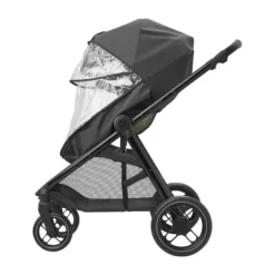 Maxi-Cosi Zelia3 Luxe Twillic Truffle (Black glossy frame & Black Leather)