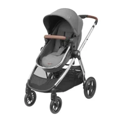 Maxi-Cosi Zelia3 Luxe Twillic Truffle (Black glossy frame & Black Leather)