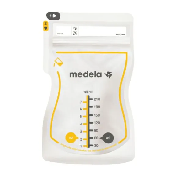 Medela Moedermelkbewaarzakjes Met Schenktuit 210ml 50st