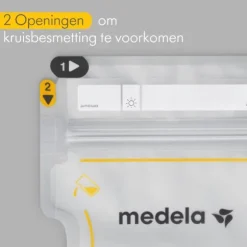 Medela Moedermelkbewaarzakjes Met Schenktuit 210ml 50st