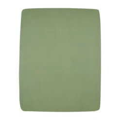 Meyco Baby Hoeslaken Boxmatras Uni Olive Green 75 x 95 cm