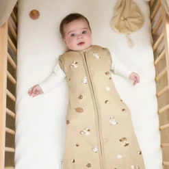 Meyco Baby Inbakerslaapzak Cocoon Forest Animals Sand