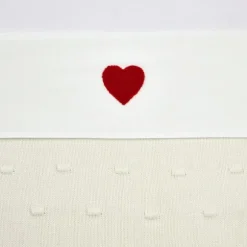 Meyco Baby Ledikantlaken Sweet Heart Red 100 x 150 cm