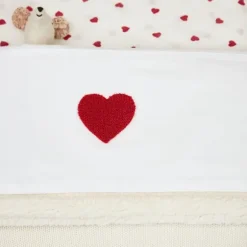 Meyco Baby Ledikantlaken Sweet Heart Red 100 x 150 cm