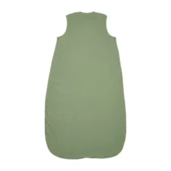 Meyco Baby Slaapzak Hydrofiel Gevoerd Uni Pre-Washed Olive Green 110 cm