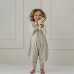 Meyco Baby Slaapzak Jumper - Studio - Merinowol - Sand Melange - 92 cm