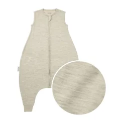 Meyco Baby Slaapzak Jumper - Studio - Merinowol - Sand Melange - 92 cm