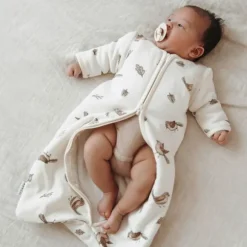 Meyco Baby Slaapzak Met Afritsbare Mouwen Robin Multicolour 70 cm