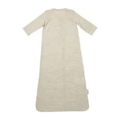Meyco Baby Slaapzak met Vaste Mouw - Studio - Merinowol - Sand Melange - 70 cm