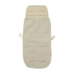 Meyco Baby Uni Buggy Voetenzak en Inlegger - Sand - 45x130 cm