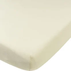 Meyco Baby Uni Hoeslaken Juniorbed - 70 x 140 cm - Jersey - Soft Sand