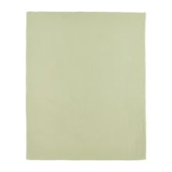 Meyco Baby Uni Wieglaken - Pre-Washed Hydrofiel - 75 x 100 cm - Soft Olive