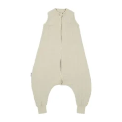Meyco Baby Uni Zomer Slaapoverall Jumper - 104 cm - Pre-Washed Hydrofiel - Sand