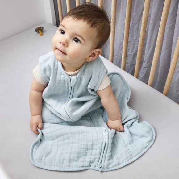 Meyco Baby Uni Zomerslaapzak - 70 cm - Pre-Washed Hydrofiel - Soft Sand