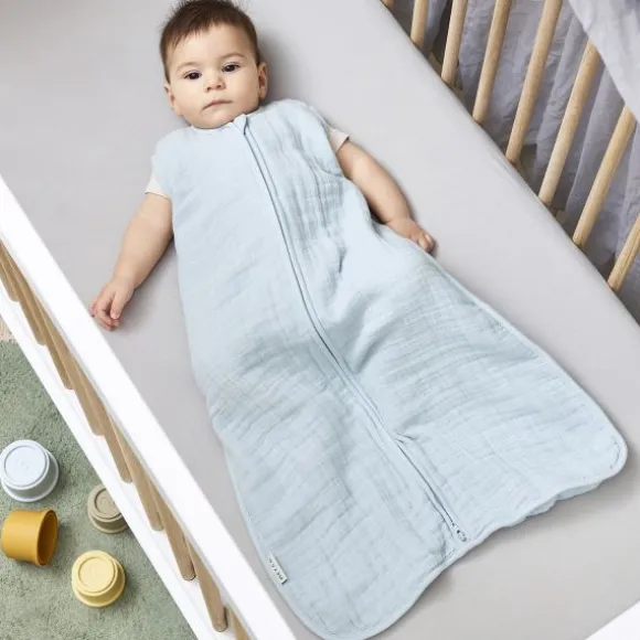 Meyco Baby Uni Zomerslaapzak - 70 cm - Pre-Washed Hydrofiel - Soft Sand