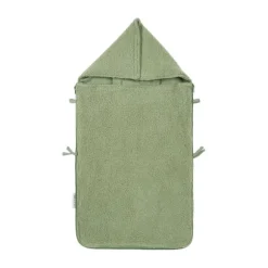 Meyco Baby Voetenzak - 40 x 82 cm Teddy - Olive Green