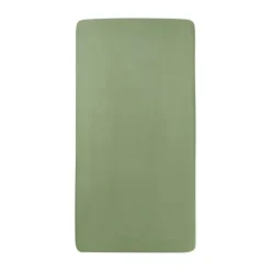 Meyco Baby Wieghoeslaken Uni Olive Green 40 x 80 / 90 cm