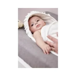 Meyco Badcape Badstof Ruffle Offwhite