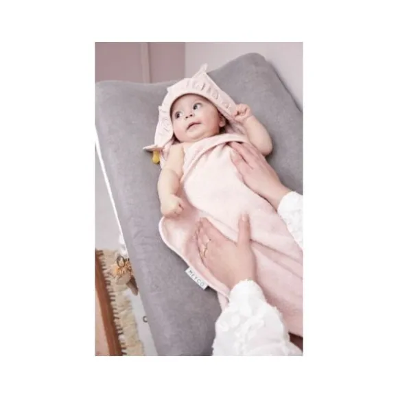 Meyco Badcape Badstof Ruffle Offwhite