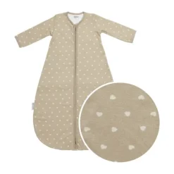 Meyco Bear Slaapzak Met Vaste Mouw Rond – 70 cm – Jersey – Sand