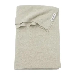 Meyco Boxkleed Rond Basic Knit Sand Melange 95 cm