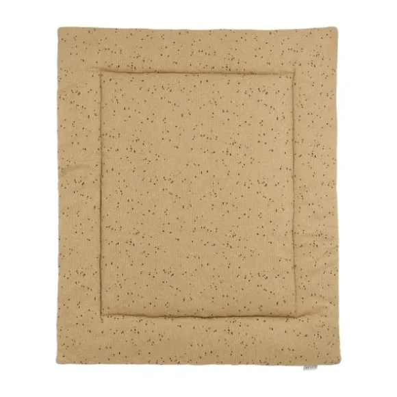 Meyco Boxkleed Rond Basic Knit Sand Melange 95 cm