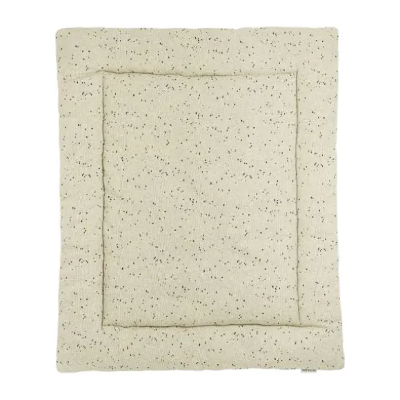 Meyco Boxkleed Rond Basic Knit Sand Melange 95 cm