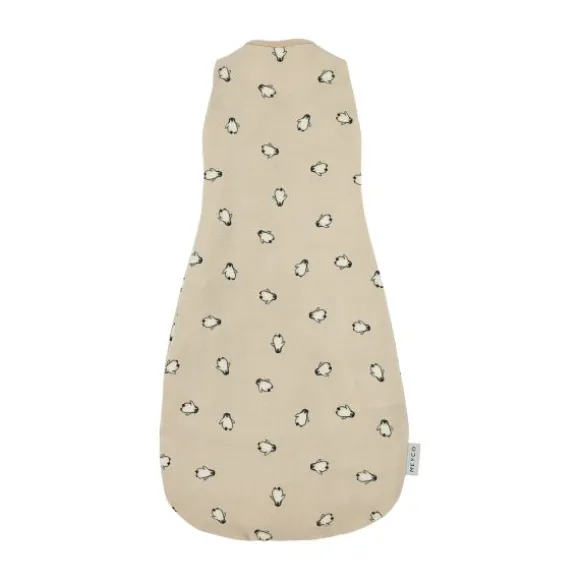 Meyco Cocoon Inbakerslaapzak - 70 cm - Penguin - Soft Sand