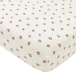 Meyco Hoeslaken Print - 70 x 140/150 cm - Jersey - Mini Panther Soft Pink