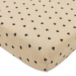 Meyco Hoeslaken Print - 70 x 140/150 cm - Jersey - Mini Panther Soft Pink