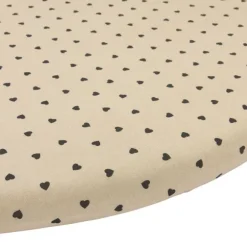 Meyco Hoeslaken Print - 70 x 140/150 cm - Jersey - Mini Panther Soft Pink