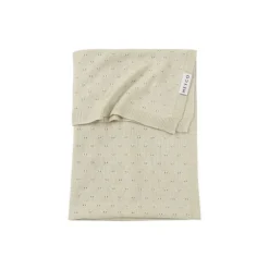 Meyco Ledikantdeken Ajour Bamboe Soft Sand 100 x 150 cm